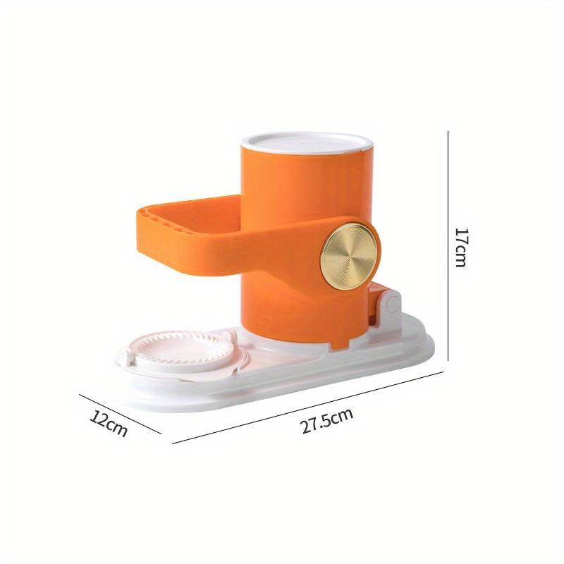 New Wooden Pile Type Press For Household Lazy People To Make Dumpling Molds Light Luxury Multifunctional Dumpling Making Tool оранжевый