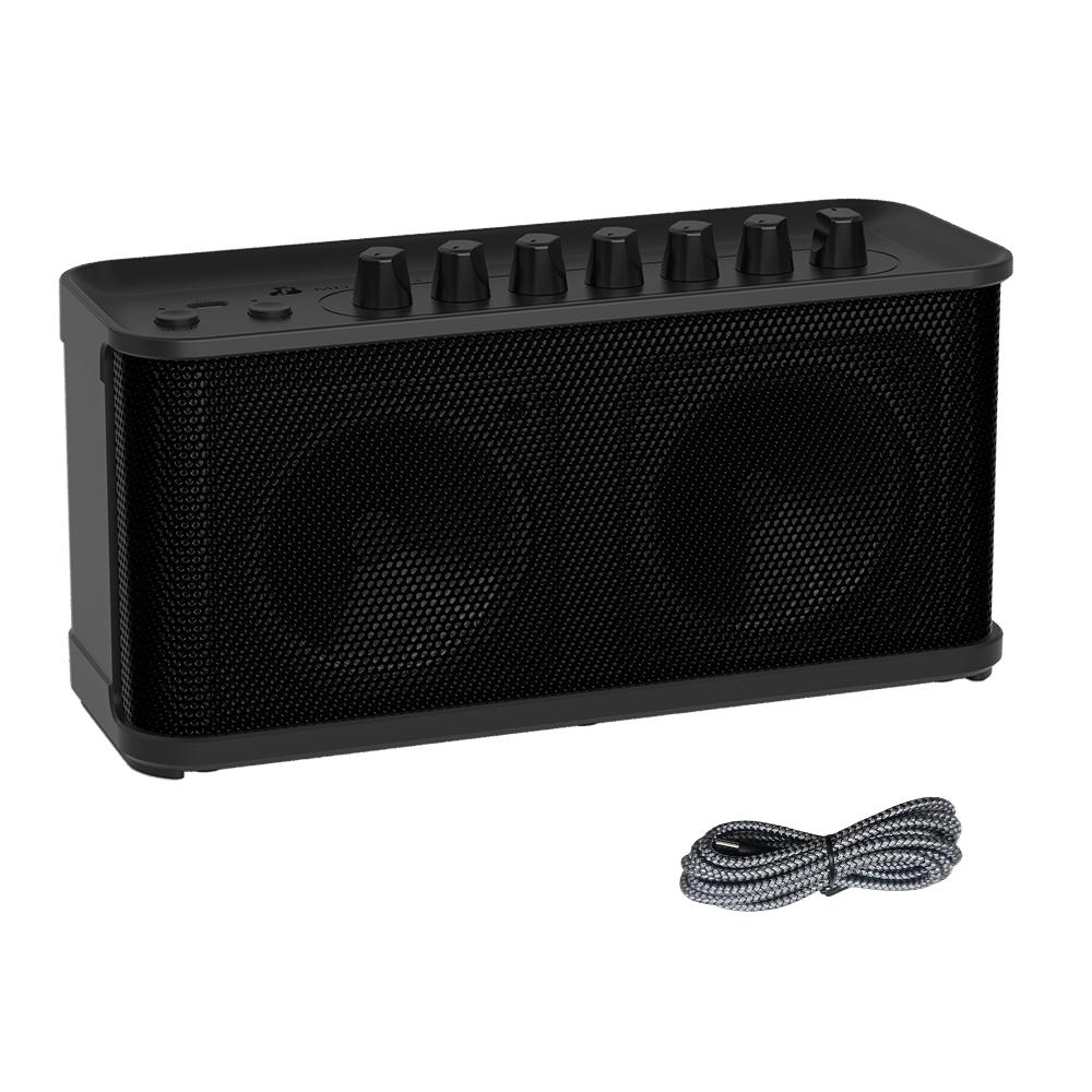 Elektrischer Gitarrenverstärker Multifunktion OTG BT Akkuverstärker mit Hall Delay Chorus