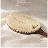 Natural Boar Bristle Coconut Fiber Long Handle Bath Brush Deep Cleansing For Daily Shower Exfoliating Skin Care