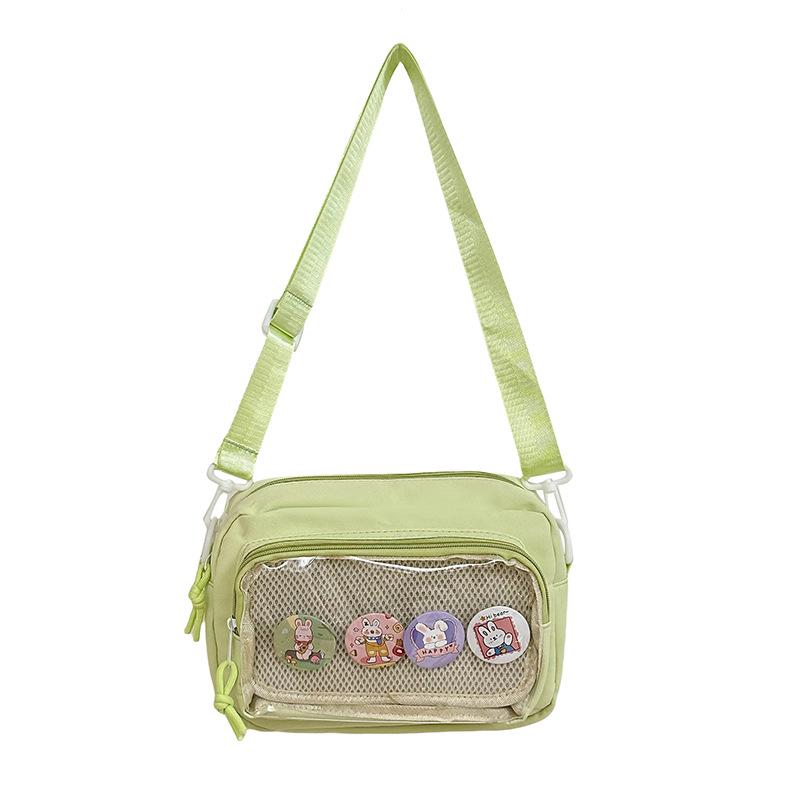 New Small Square Bag Japanese Pain Bag Bazi Medal Trend Fashion Women's Bag Personalized Shoulder Bag Crossbody Bag