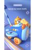 Electric Bubble Blowing Airplane Walker for Kids with Sound & Light Effects