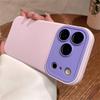 AI Camera Control Button Contrast Color Liquid Silicone Case For iPhone 17 Pro Max 16 15 14 13 12 Pro Max Plus Air Soft Cover