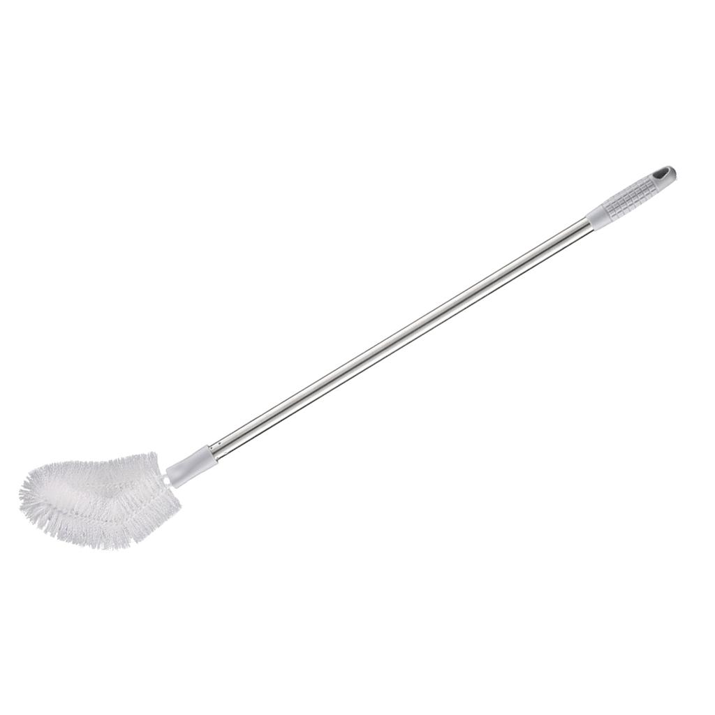 Bottle Brush Long Stainless Steel Handle Bendable Head Water Bucket Cleaning Brush for Household Office