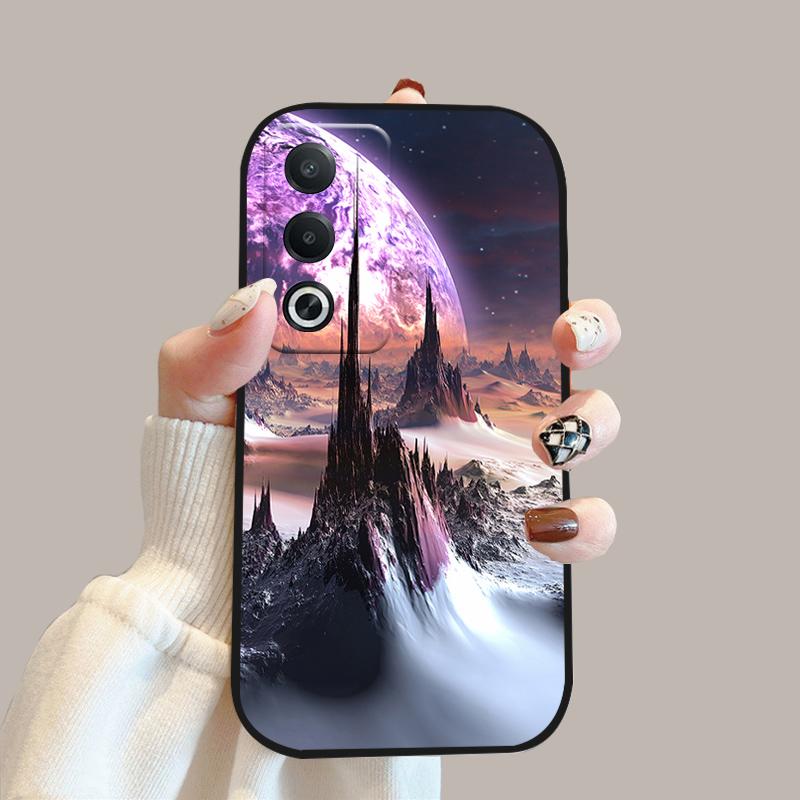 For Oppo A80 5G Case A3 Pro CPH2639 Shockproof Soft Silicone TPU Phone Cover For OPPO K12x A3x 5G Fashion Luxury Fundas Cases