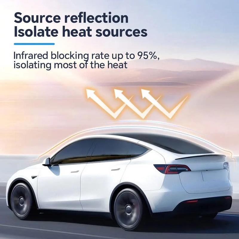 Vorgeschnittene Auto-Fenster-Sichtschutz-Tönungsfolie für Tesla Model Y   -2024 Auto-Aufkleber Folien Keramik Solar UV-Schutzfolien