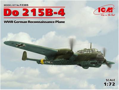 ICM 1/72 Scale German Air Force Dornier Do215B-4 Twin-Engine Reconnaissance Plane Plastic Model Kit 72305