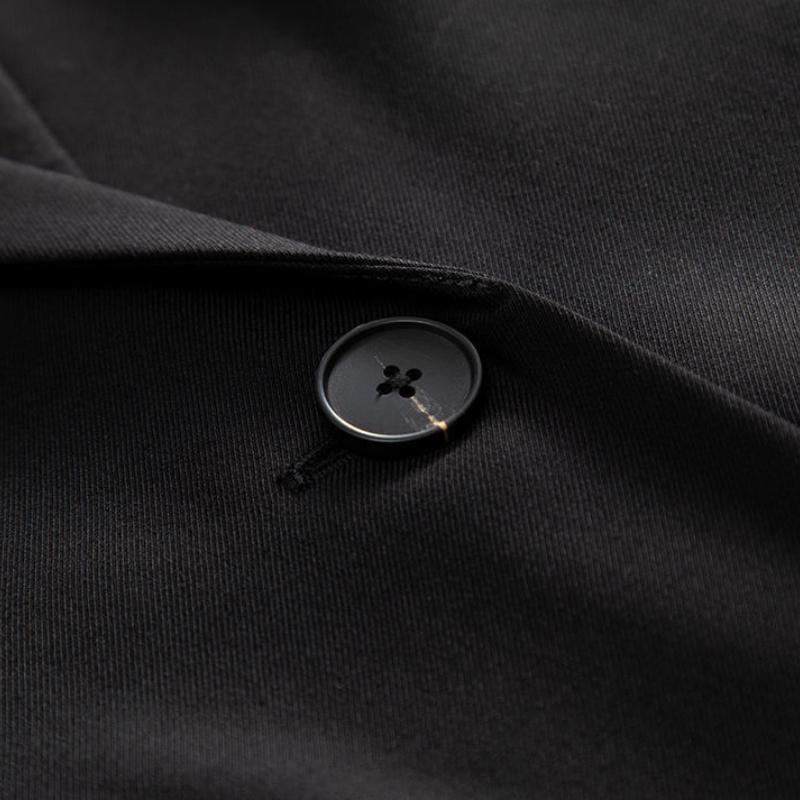 Módní styl schopný temperamentu Nová verze dámské podzimní vesty All Black Suit