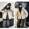 Girls' Casual Hooded Windbreaker - Autumn/Spring 2025 Sports Jacket for Big Kids