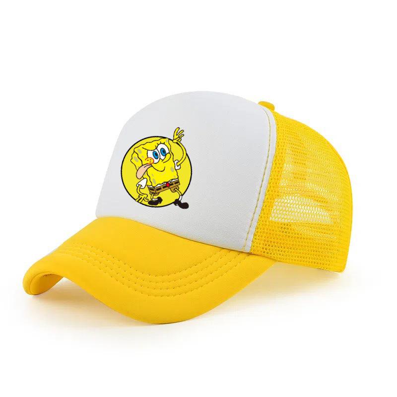 SpongeBob Print Breathable Mesh Baseball Cap