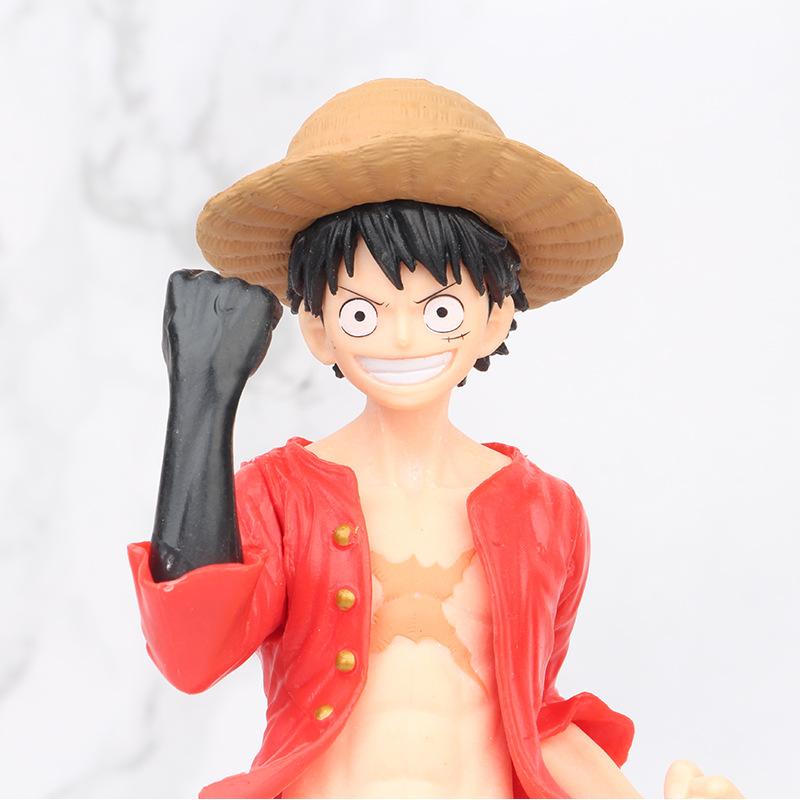 Luffy Piece One Black Fist Action Figure Pvc Model Collectible Anime Statue