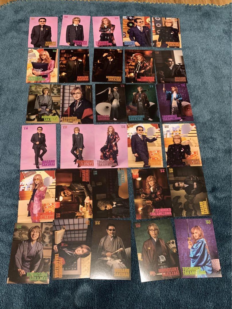 

[USED] THE ALFEE 2025 Spring Tour Trading Card 30 Piece Complete Set