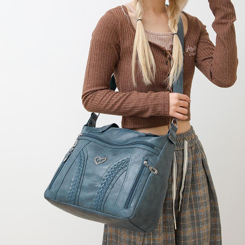 Women's Handbag Soft Leather Shoulder Bag Large Capacity Tote Bag