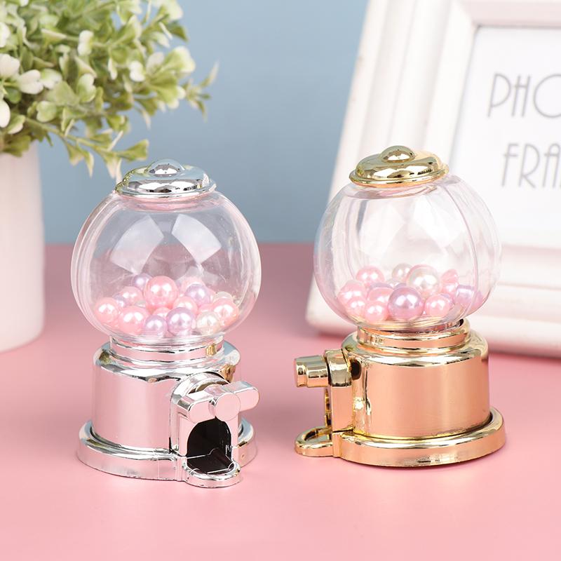 Sweets Mini Candy Machine Bubble Toy Dispenser Coin Bank Kids Gift Toy Decor
