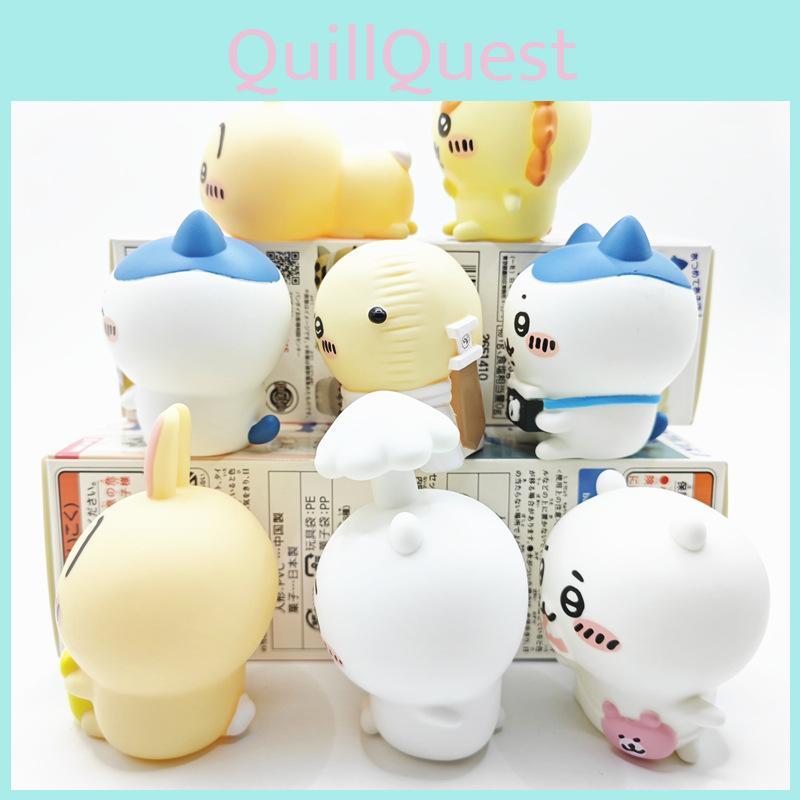 Charming Pvc Self-deprecation Bear Friend 2 Mushroom Usagi Model Collectible Blind Box Figurine