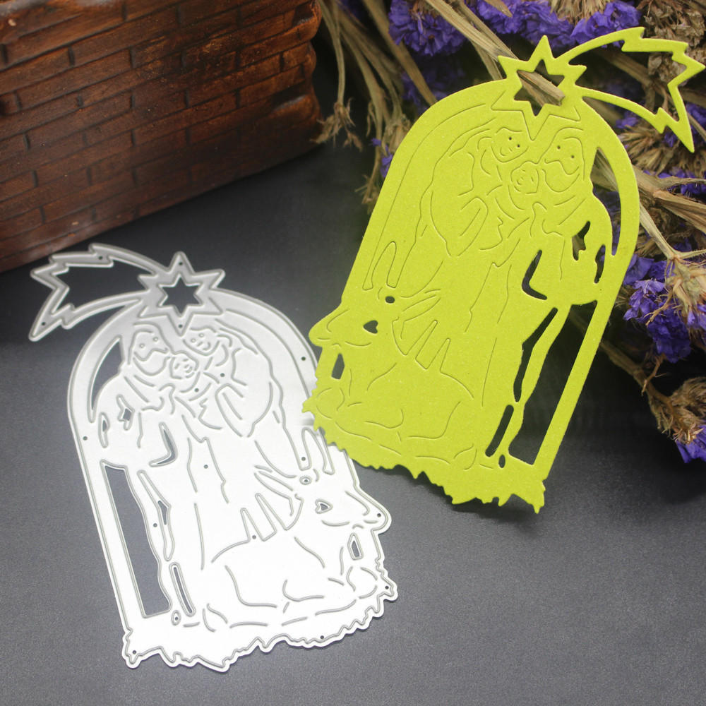 Merry Christmas Metal Cutting Dies Stencils Scrapbooking Embossing DIY Crafts