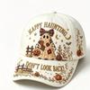 D print Halloween baseball cap women's spring and summer sunshade sun protection cap American style versatile fashion hat sun protection