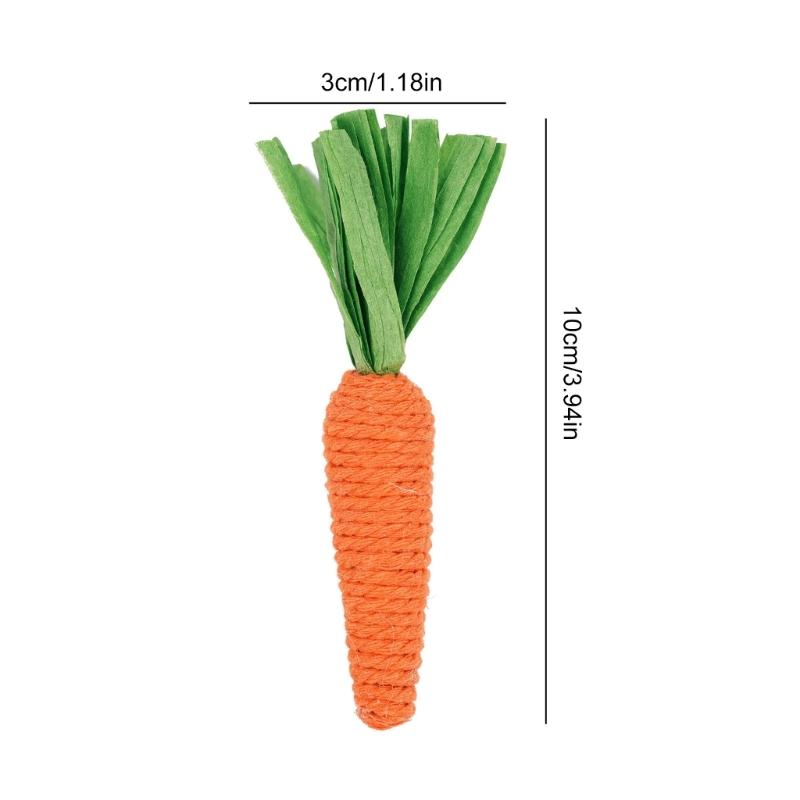 10pcs Simulation Miniature Carrot Models Ornaments for Easters Party Home Table Centerpieces Decoration Photo Props