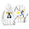 Unisex Casual Letter Print Hoodie Long Sleeve Loose Fit Sweatshirt for Men and Women