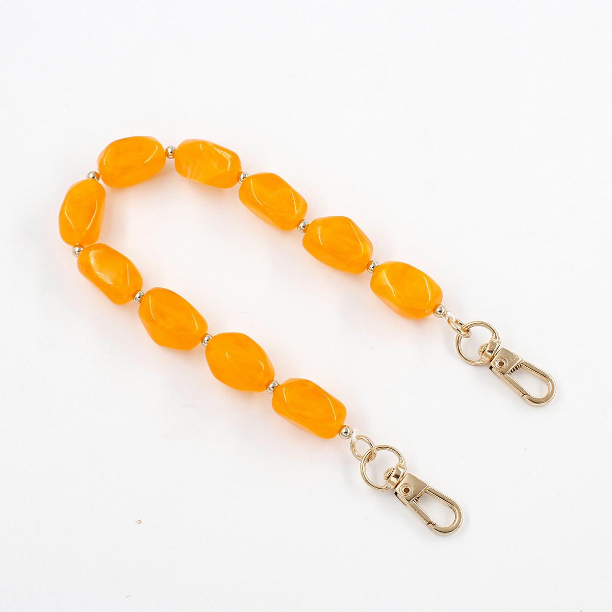 

Сделанная вручную нерегулярная акриловая сумка-цепочка с цветными блоками - DIY аксессуар