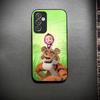 M-Masha Russian Animation B-Bear Phone Case Glass For Samsung Galaxy S23 S25 S24 S21 S22 S20 Ultra Fe Plus A34 A15 A14 Cover