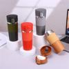Elegant European-Style Insulated Travel Coffee Mug - Double Layer 304 Stainless Steel, Large Capacity & Portable