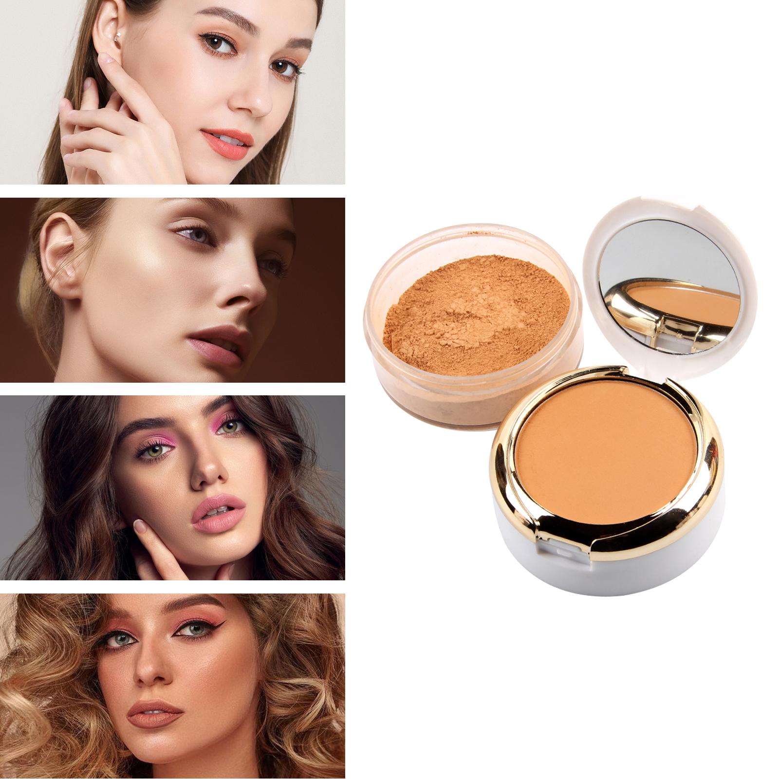

Компактная и рассыпчатая пудра для лица Miss Rose Oil-Control Face