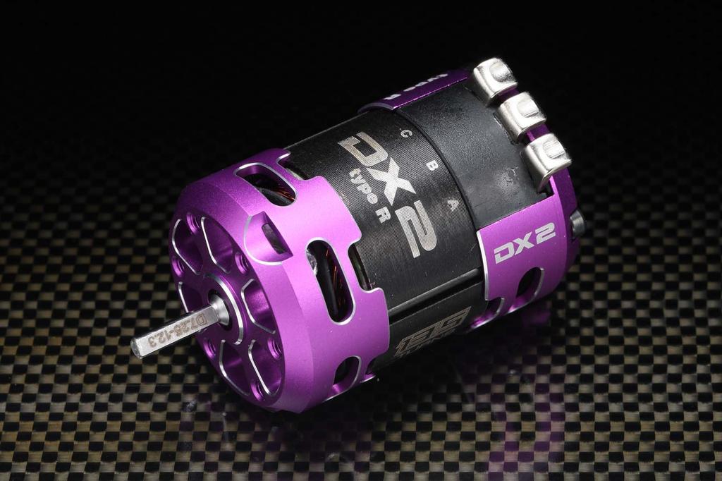 YOKOMO DX2 Brushless Motor Drift Performance Brushless Motor for RC Cars Type-R 13.5T (Purple) (12.3x7.25x24) - RPM-D2135RP