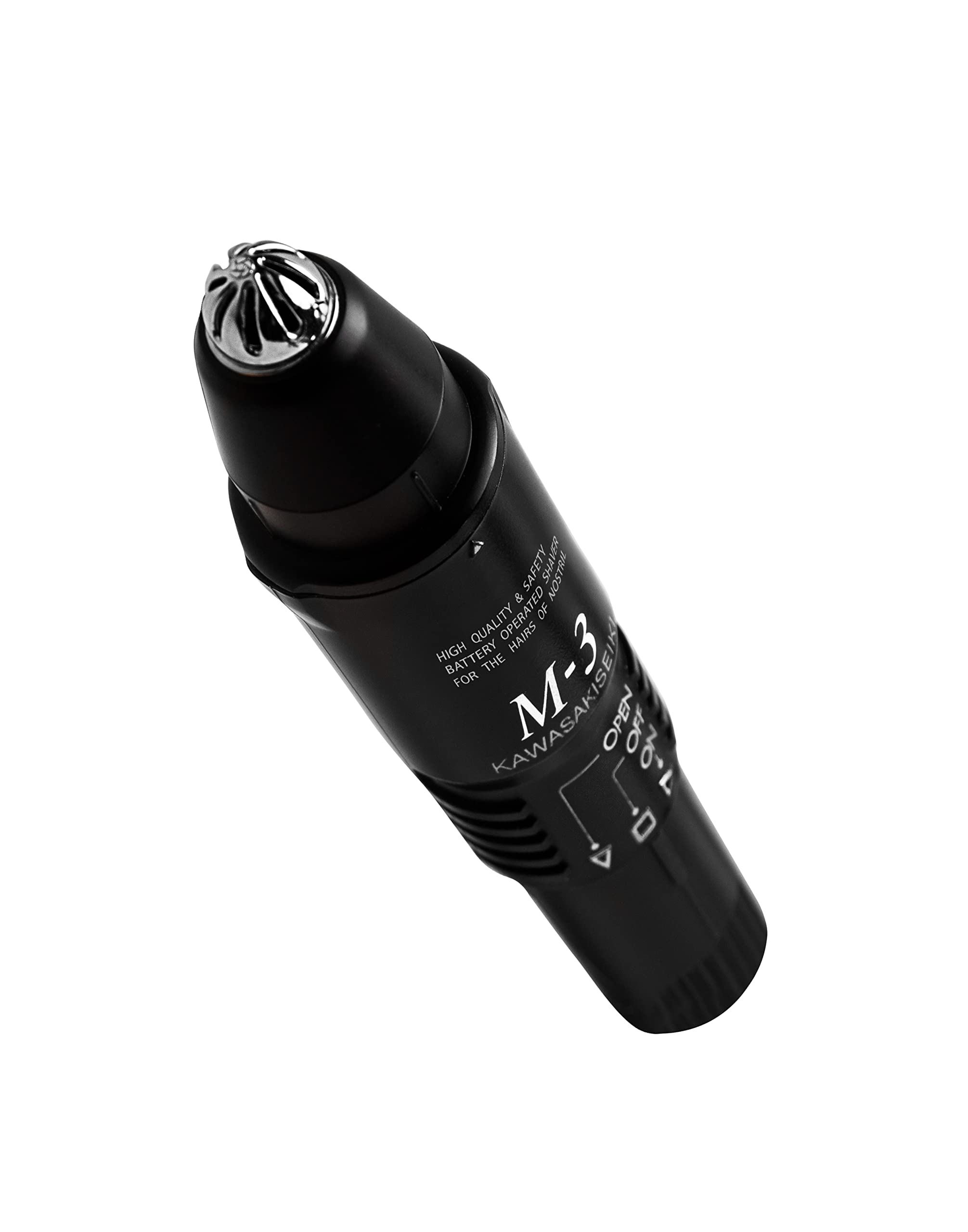 

Триммер для волос в носу KAWASAKISEIKI M-3, Универсальный триммер для волос в носу, бровей и ушах, Куполообразный наконечник, Мужской прибор для удаления волос