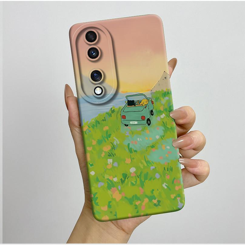 

For Honor 70 Case Cover for Honor70 Aesthetic Luxury Funda Soft Silicone Lens Protective Full Coque For Honor 70 5G Phone Bags Honor 70