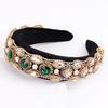 Elegant Baroque Crystal Headband With Geometric Design For Women Summer 2022