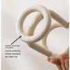 1PC Exquisite Ceramic Toothbrush Holder, Knife and Fork Tableware Storage, Desktop Storage Cylinder, Personalized Desktop Decoration of B & B