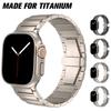 Für Apple Watch 10 46 mm/Ultra 2/Ultra 49 mm/9 8 7 45 mm/SE (2023) SE (2022) SE 6 5 4 44mm/3 2 1 42mm Metall Schmetterlingsschließe Uhrenarmband
