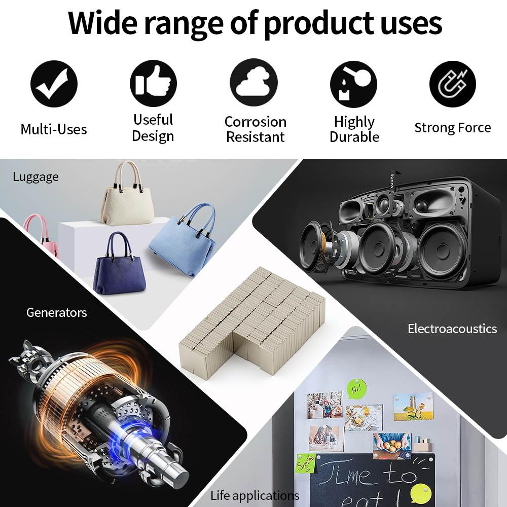 10x5x1mm Super Strong Neodymium Magnet N35 NdfeB Permanent Magnetic imanes Block Powerful Magnets Refrigerator Magnet