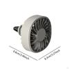 Car Air Circulator with 3 Speed Settings for Truck SUV RV