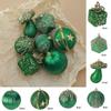 Shatterproof Christmas Tree Hanging Pendants Shimmering Baubles for Holiday Decoration Indoor and Outdoor Ornament