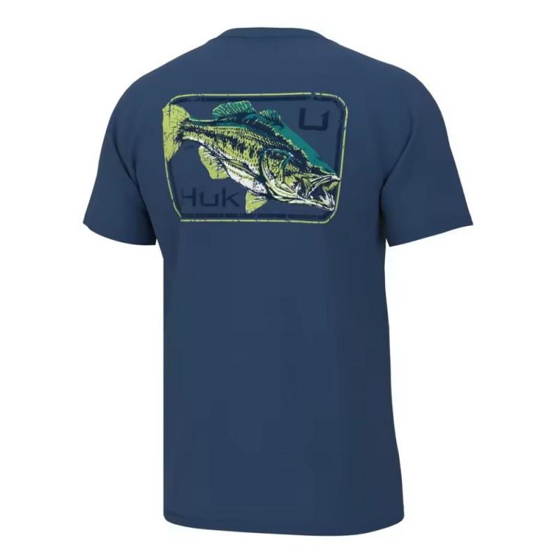 HUK Fishing Clothes Men's Shirt Outdoor Sunscreen T-shirt Top UV Protection Quick-drying Breathable
