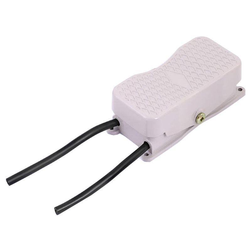 ABBP-Foot Switch Pedal Push Button Controller YDT1-20 101 Reverse With Wire Aluminum Case Double Control Three Phase Motor