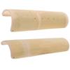 2pcs Bamboo Neck Pillows 5cm Height Ergonomic Design for Neck Waist Support U shaped Lumbar Pillow Sleeping Aid Travel Camping