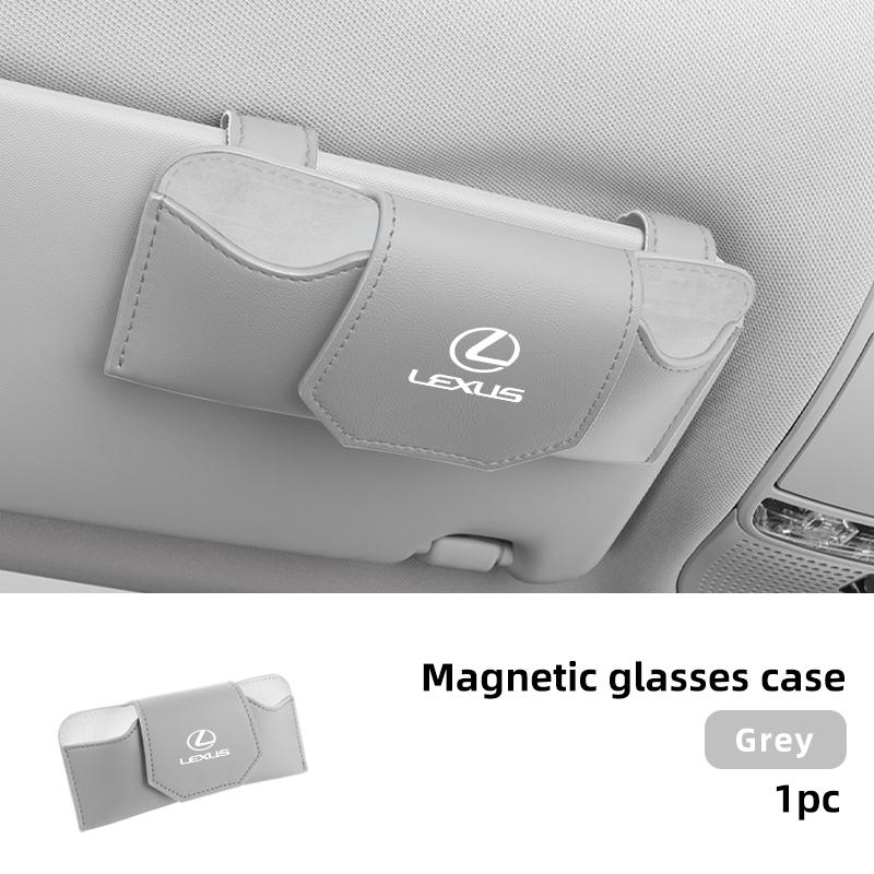 Car Visor Glasses Holder Box Sunglasses Storage Bag Case Accessories For Lexus IS250 IS200 CT200h GS300 LS430 RX450h LX570 IS300