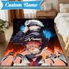 Custom Name Light Darkness Jujutsu Rug for Living Room, Game Rooms, Office, Bedroom, Floor Mat Playful Design, fan gifts Christmas decor