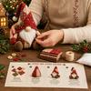 Kit de Manualidades para Adultos Kit de Gnomo de Patchwork DIY, Costura Navideña 3D Principiantes Regalo Hecho a Mano Actividad Relajante