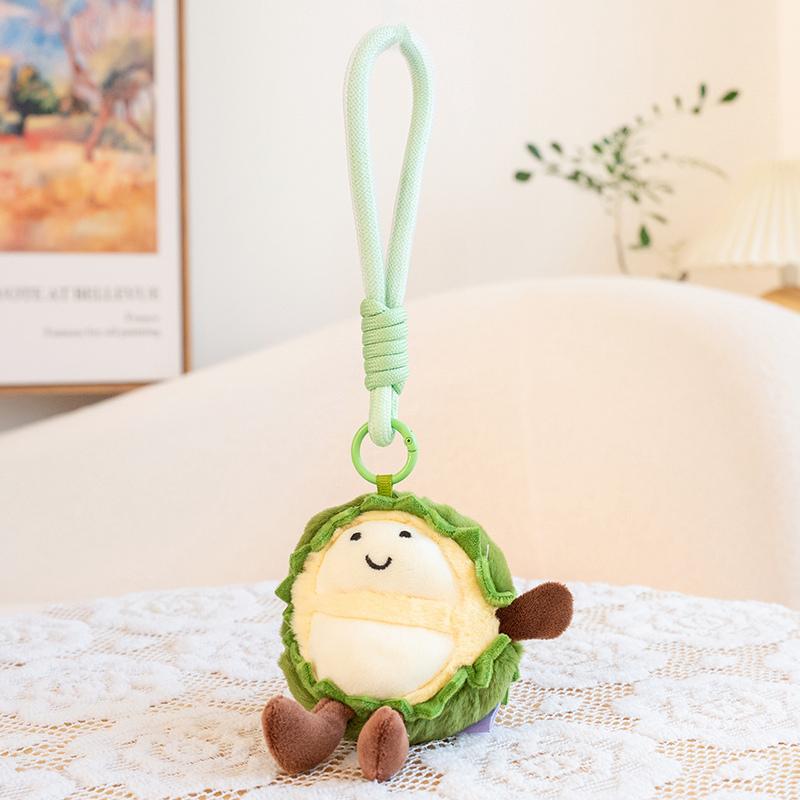 Portachiavi Peluche Varie Frutta Bambole Frutta Carine Mirtillo Pitaya Anguria Mangostano Kawaii Decorazione Borsa Regalo Per Ragazza