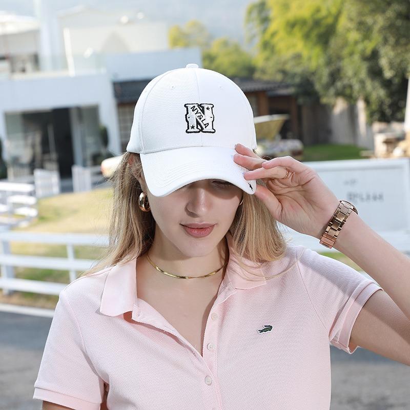 New Baseball Cap Sun Cap Letter N Brim Pentagram Cap Sunscreen Versatile Fashion Sports