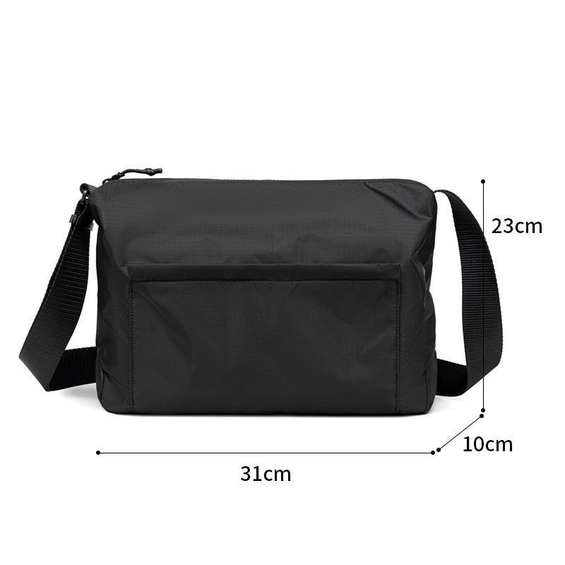 

Simple Shoulder Bag Men S Bag Diagonal Span Small Backpack Messenger Bag Men S Bag Casual Large Capacity чёрный
