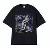 If They Talk Behind Yo Back Fart Wolf Literally Me Funny Meme Emo Tshirt Mens Clothing Harajuku Retro Oversized Cotton T Shirt