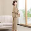 Stylish Autumn Three-Piece Set for 50+ Women: Age-Defying Casual Suit