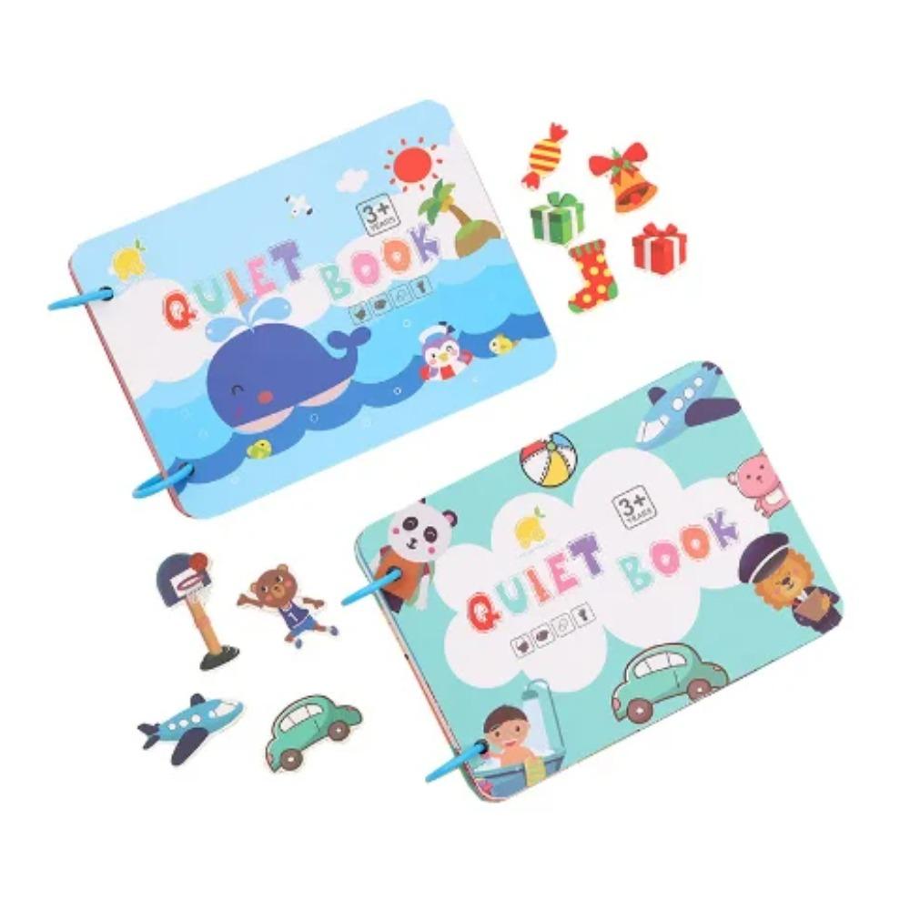 

Монтессо Багаторазові наклейки Зайнята картка Книга Малюк Наклеювання Читання Числа Гра на відповідність Головоломка Навчальні іграшки для дітей Подарунки