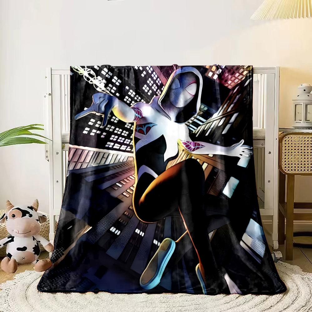 

Dynamic superhero pose with a hooded figure in a cityscape background. for all seasons blanket lunch break throw gift 80cm x 120cm