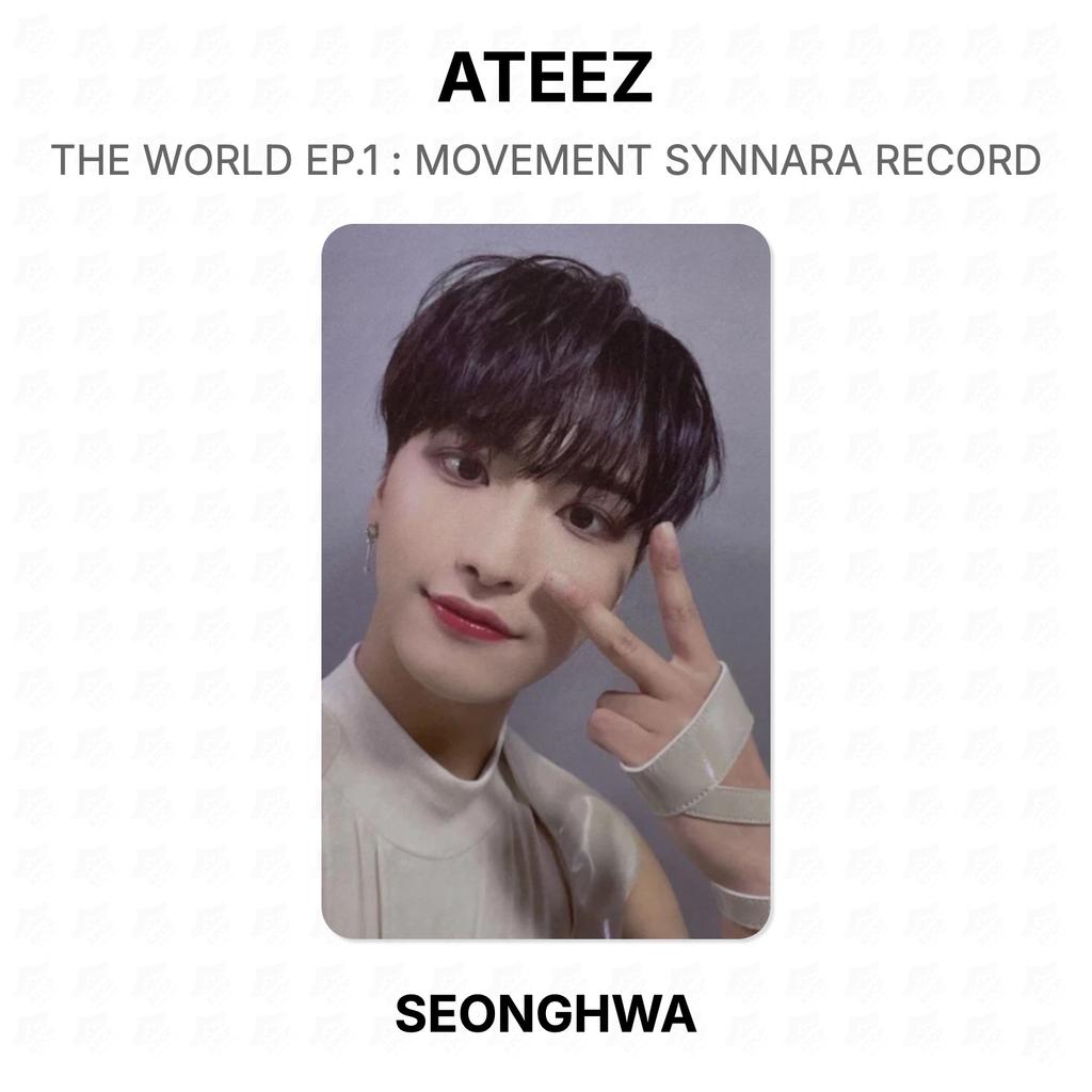 ATEEZ THE WORLD EP.1 : MOVEMENT SYNNARA RECORD Official Photocard