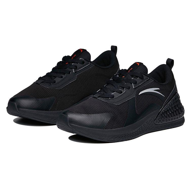 Anta Puff Series Low-Top Running Shoes Men Sneakers Black 112045535-2